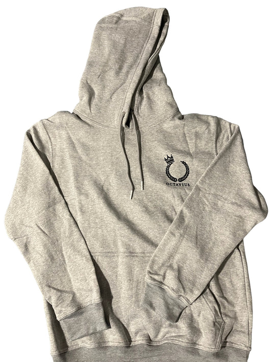 OCTAVIUS Logo Hoodie - Grey/Black