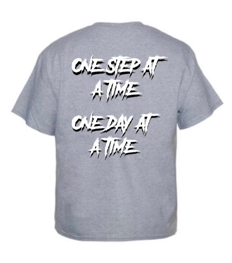 Octavius Motto T-Shirt Grey/White/Black