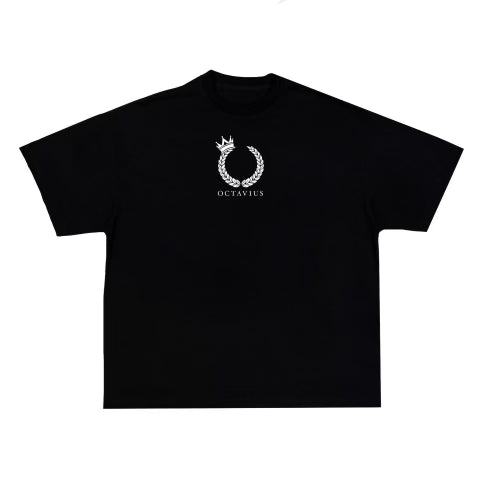 Octavius Motto T-Shirt Black/White