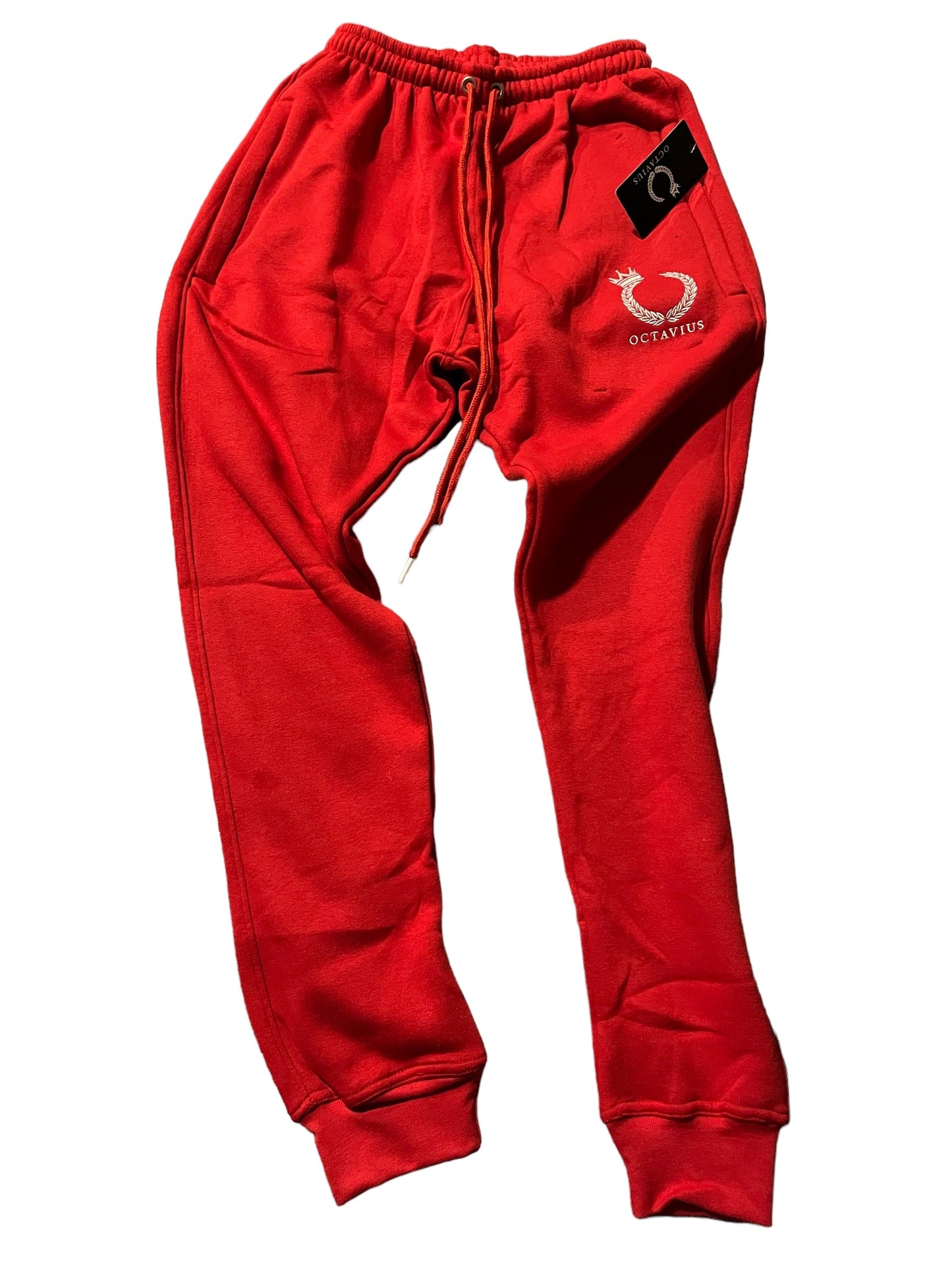 OCTAVIUS Logo Sweats - Red/White